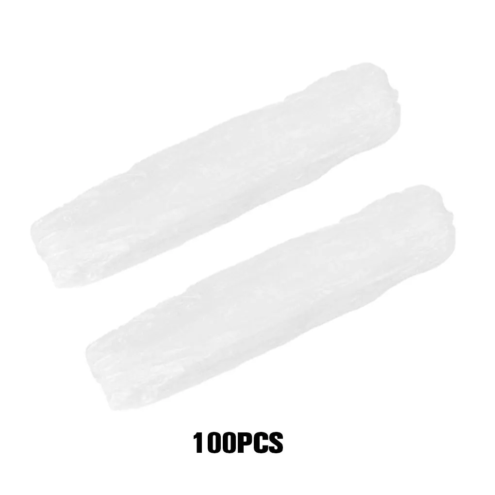 100pack/lot Practical And Useful Disposable Arm Sleeves Made With PE For Wide Applications Easy