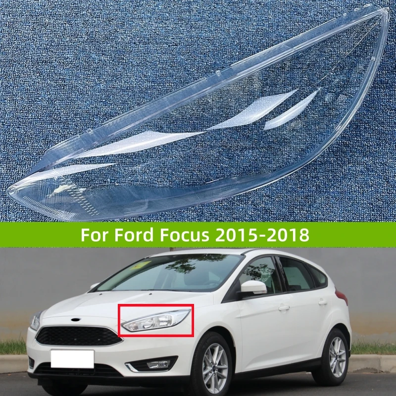 

For Ford Focus 2015 2016 2017 2018 Car Accessory Products Transparent PC Material Front Lamp Cover