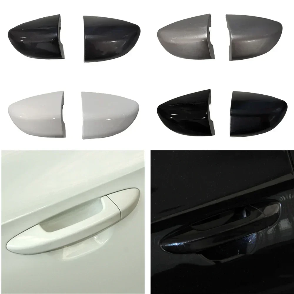 For VW Passat B6 B7 R36 2005-2011 CC 2009-2017 3C0837879 3C0837880 LHD Left Right Front Door Handle Lock Cylinder Cover Lid Trim