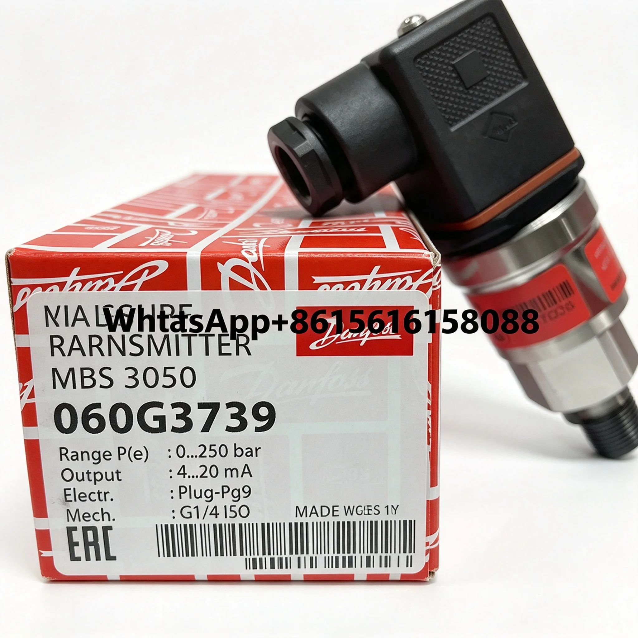 MBS3050 060G3719  060G3720 0–100 bar G1/4 1–5 V  060G3739 0–250 bar R1/4  060G5908 0–250 bar R1/4 Danfoss Pressure Sensor