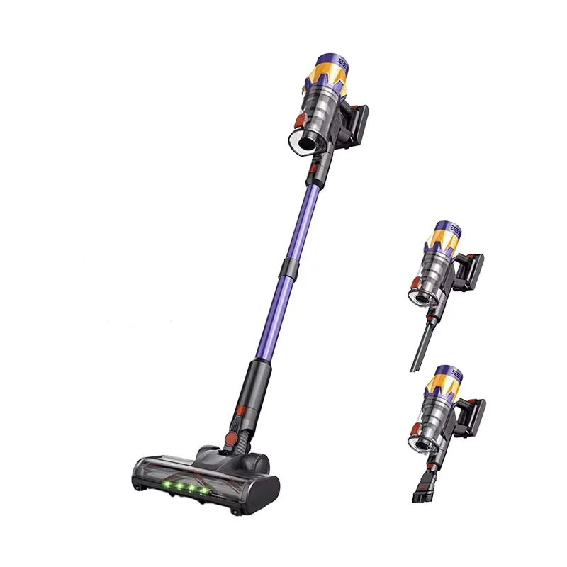 Aspirateur sans fil bâton 550W 50KPa batterie amovible balayeuse intelligente portative 40 minutes aspirateurs autoportants pour la maison