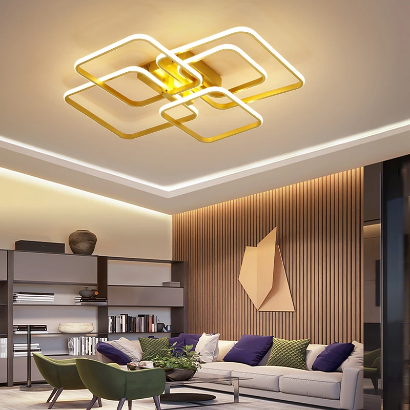 

Living room light modern simple ceiling light creative bedroom study light black white gold led lamps and lanterns