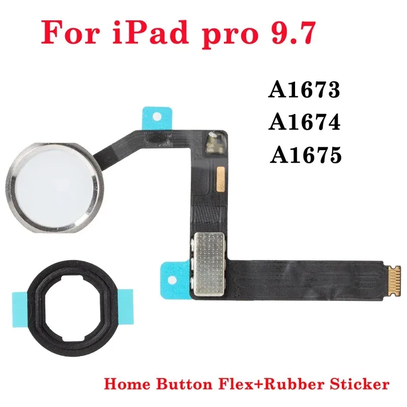 Botão Home Menu Para IPad Pro 9.7 A1673 A1674 A1675 Botão Home Conjunto de cabo flexível