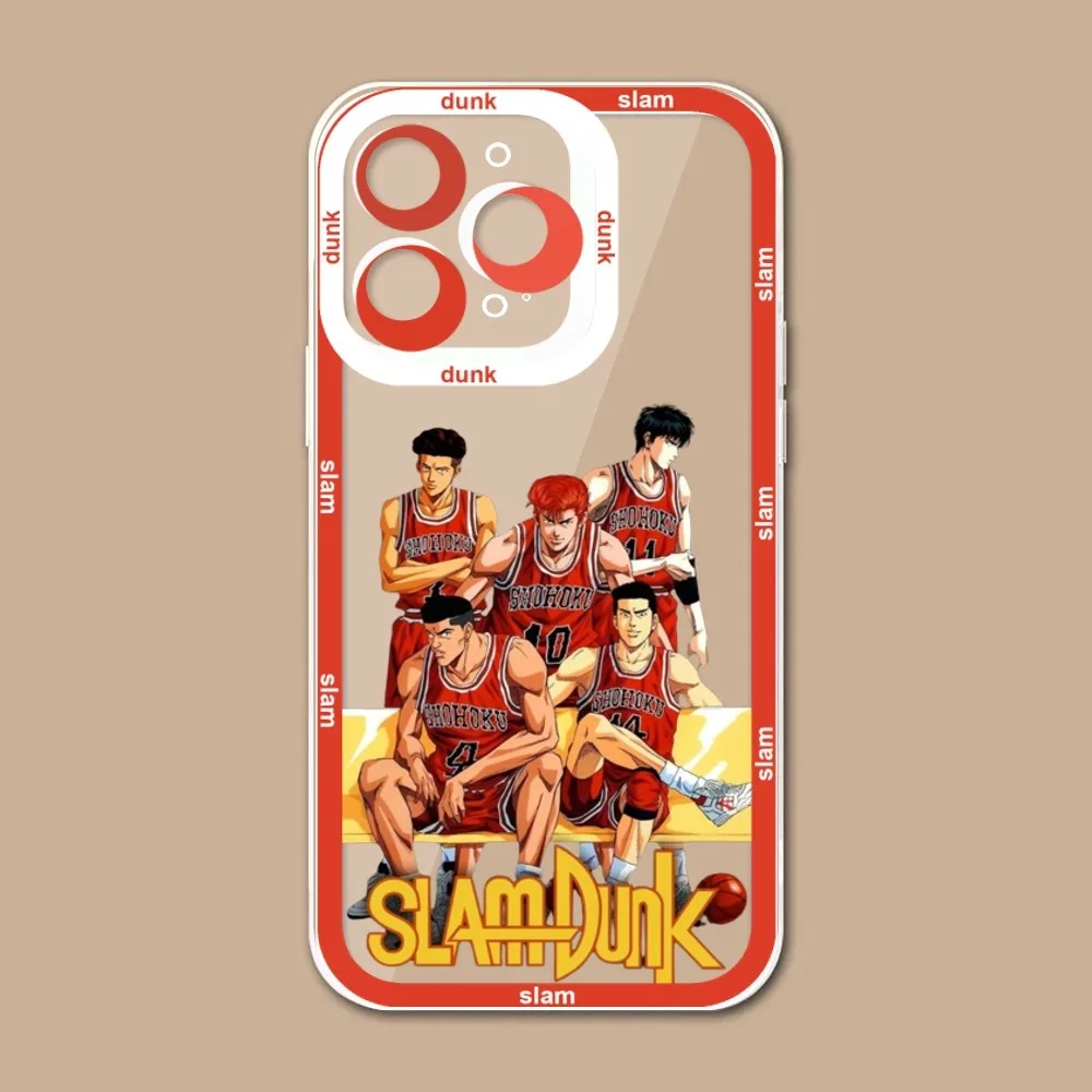 Anime S-Slam D-Dunk-K Basketball Phone Case For IPhone 11 12 13 Mini Pro Max 14 Pro Max Case Shell