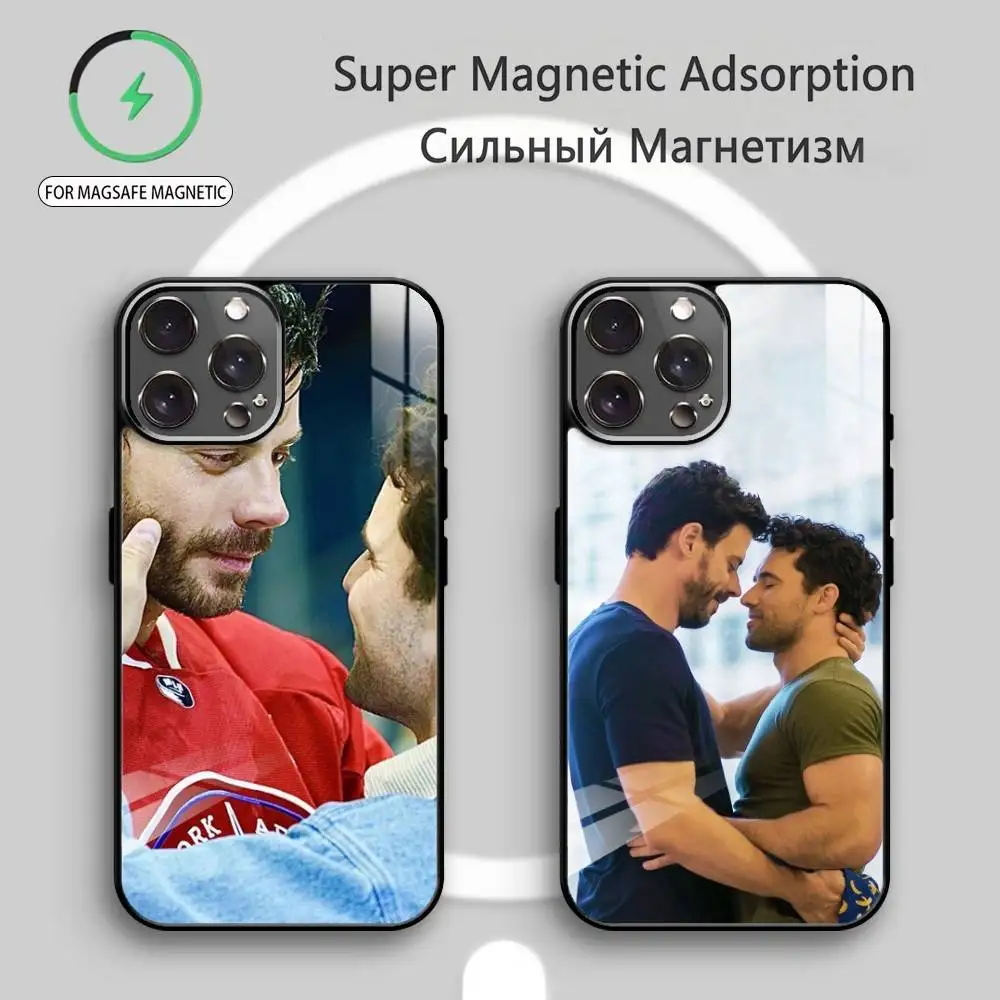 

Heated Rivalry S-Scott K-Kip Phone Case For iPhone17,16,15,14,13,12,11 Plus,Pro Max Magnetic For Magsafe Wireless Charging