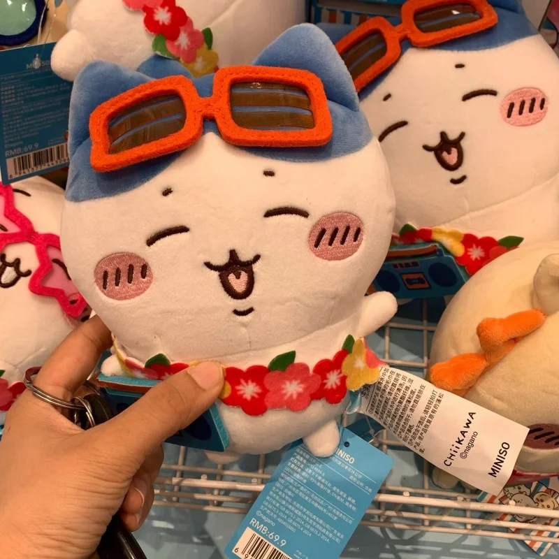 

MINISO Anime Chiikawa Series Usagi Hachiware Plush Doll Cute Kawaii Doll Cartoon Sweetness Schoolchildren Birthday Present