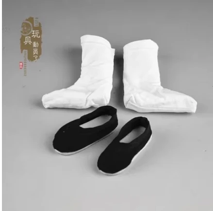 Buty materiałowe w skali 1/6 dla lalek męskich z skarpetką pasujące do modelu ciała figurki akcji 12 cali