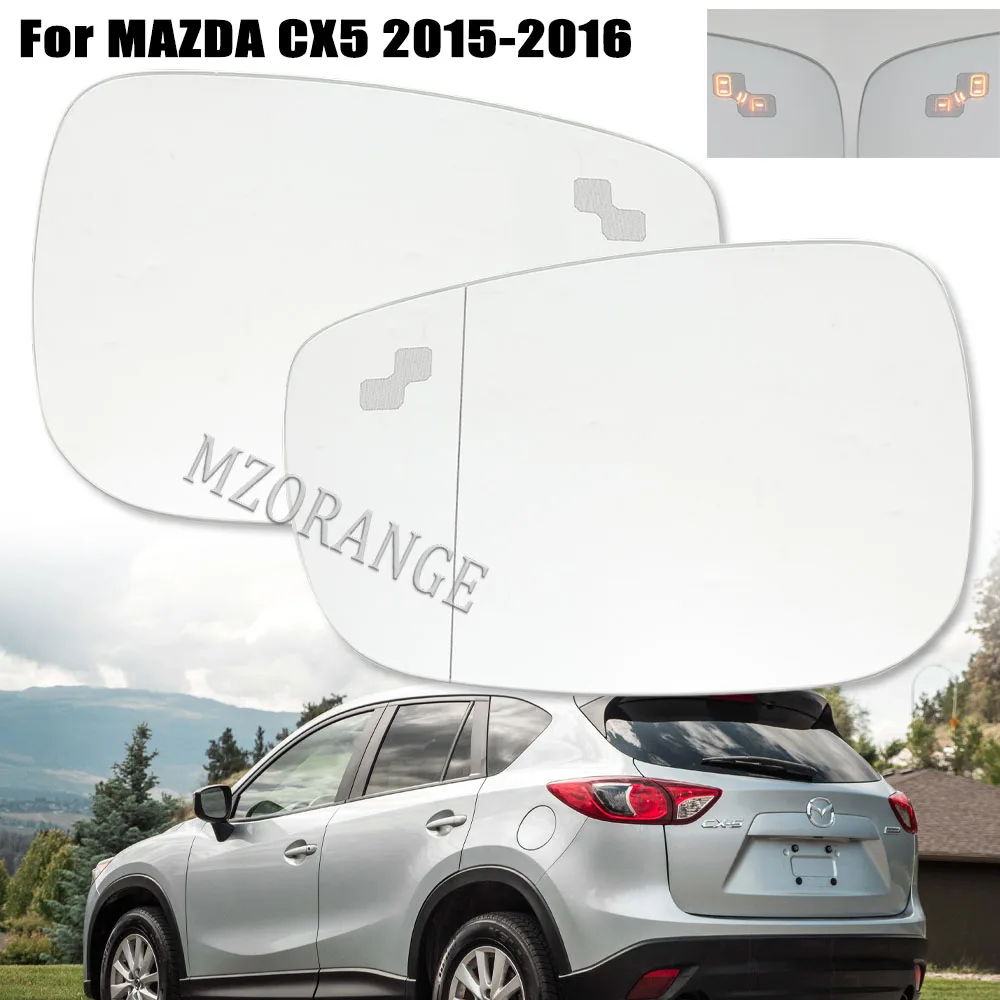 Side Mirror For Mazda CX-5 CX5 KE 2015 2016 CX-3 2015-2020 Heating Rear View door Mirrors heated Glass Lens blind spot accessory