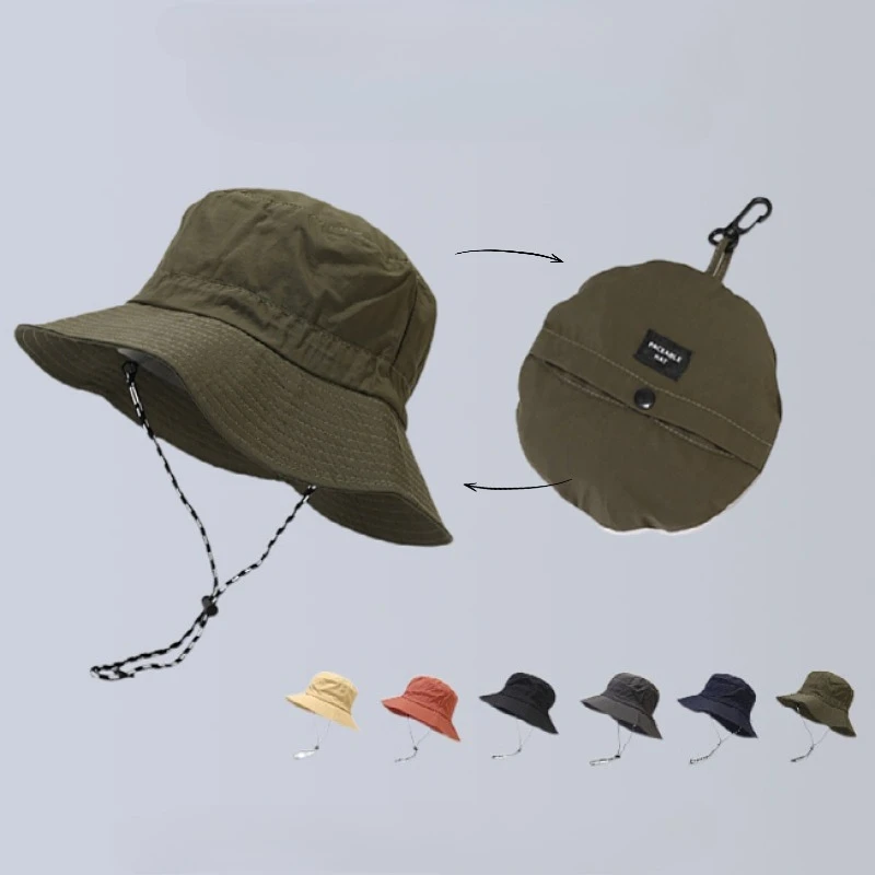 

Lightweight Outdoor Fishing Hat Waterproof Sun Protection Foldable Hiking Cap for Summer