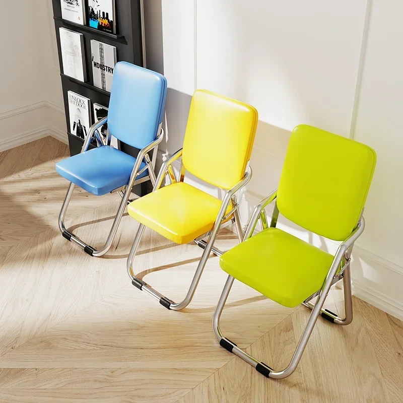 Folding  Home dining  Dormitory computer  Comfortable sedentary  Comfortable office stool Back seat
