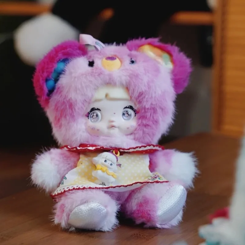 ノミの本物のぬいぐるみ、幼少期シリーズの初回限定版、プラッシュブラインドボックス、流行のおもちゃ、かわいいバッグペンダント、女の子の誕生日プレゼント