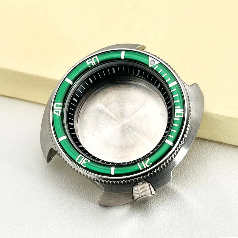 Mod Sea Turtle Abalone Replace Case fits NH35 NH36 Movement 6105 6309 Captain Willard Sapphire Glass Men NH35 Watch Cases