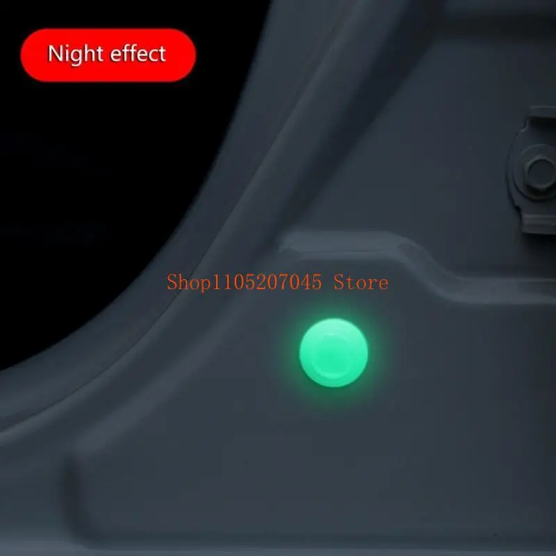 37cd Car Door Anti-Collision Silicone Pad for Door Hood Trunk Reduce Noise Automotive Accessories 20 Pack Soundproof Sticker
