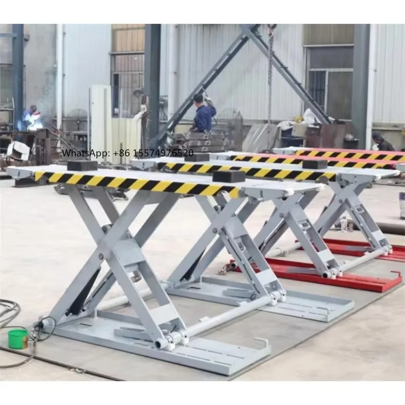 2026 Hot SellingPortable Medium Lift Scissor Lift Automatic Hoist Workshop Hydraulic Car Lift For Sale