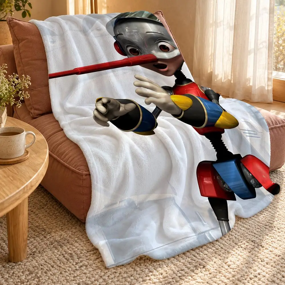 Pinocchio 3000 Throw Double Sided Flannel Throw Blanket Soft Travel Camping Sofa Bed Home