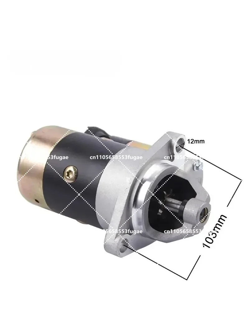 QD114A 12V 1.2KW Electric Starter Generator Set for Diesel Engine DC Motor Pump Starting Generator view 5