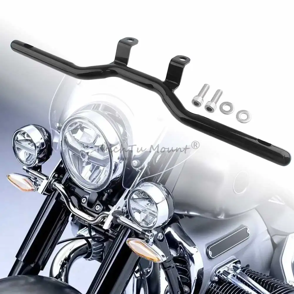 Motorcycle Fog Passing Lights Bracket LED Spotlight Mount Bar Fit For BMW R 18 B R18B Bagger R18 Transcontinental 2021-24