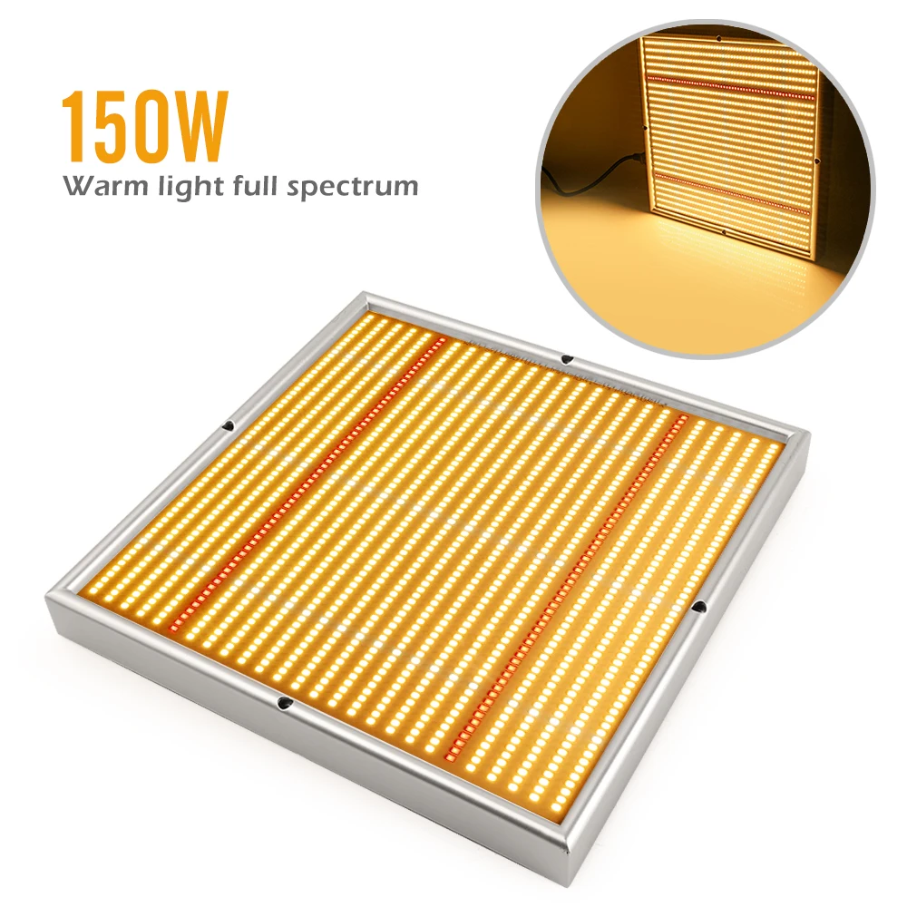 150W Full Spectrum Growth Light Indoor Sunlike Panel LED Board Phytolamp Hydroponic Growbox Tent Greenhouse Plants