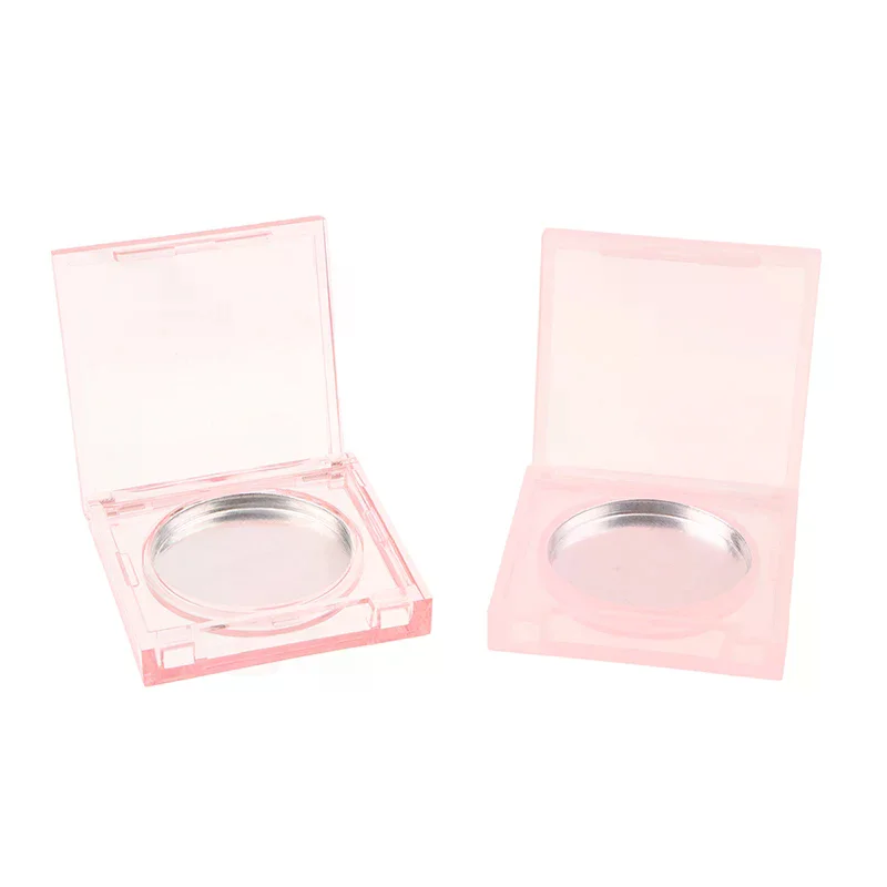사각형 향수 크림 박스 블러셔 하이라이트 컨실러 빈 케이스 알루미늄 플레이트 플라스틱 화장품 용기 투명 메이크업 케이스