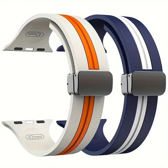 Silikonowy pasek do Apple Watch Ultra 3, opaska 49mm 46mm 44mm 45mm 41mm 42mm 40mm, bransoletka iWatch correa serii 11 10 9 8 7 6 5 SE