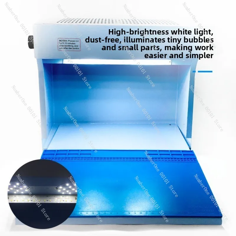 Dust Free Laminar Flow Workbench for Phone Repair PCB Dustproof Clean Bench with HEPA Filter