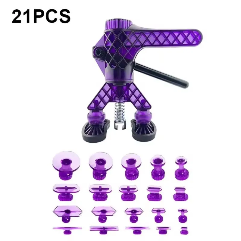 Super Sale 360° Rotatable Car Dent Puller Tool with 20 Pulling Tabs Adjustable Multi-Angle Anti-Slip for Sheet Metal Restoration