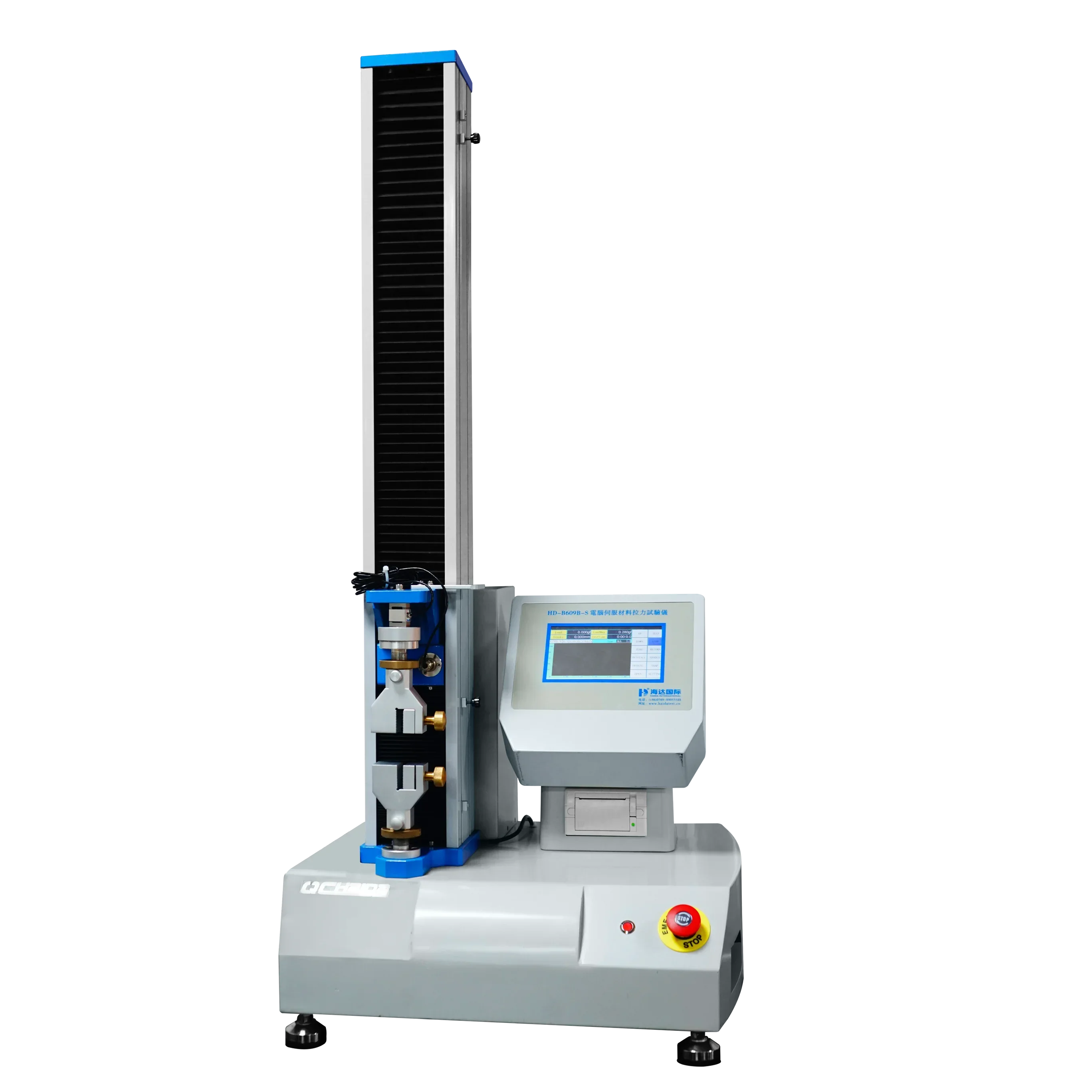 Single Column Computer Control Electronic Tensile Strength Test Machine