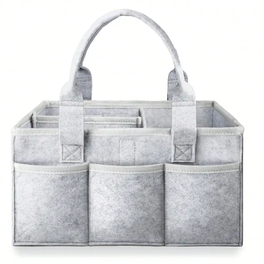 

Diaper Caddy Organizer for Baby Essentials, Newborn Essetials Must Haves, Baby Registry Search and Other Baby Stuff