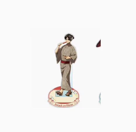 Anime Spiel Angriff auf Titan Eren Jager Mikasa Ackerman Stand Figur Acryl Modell Platte Cosplay Sammlung Desktop Decor