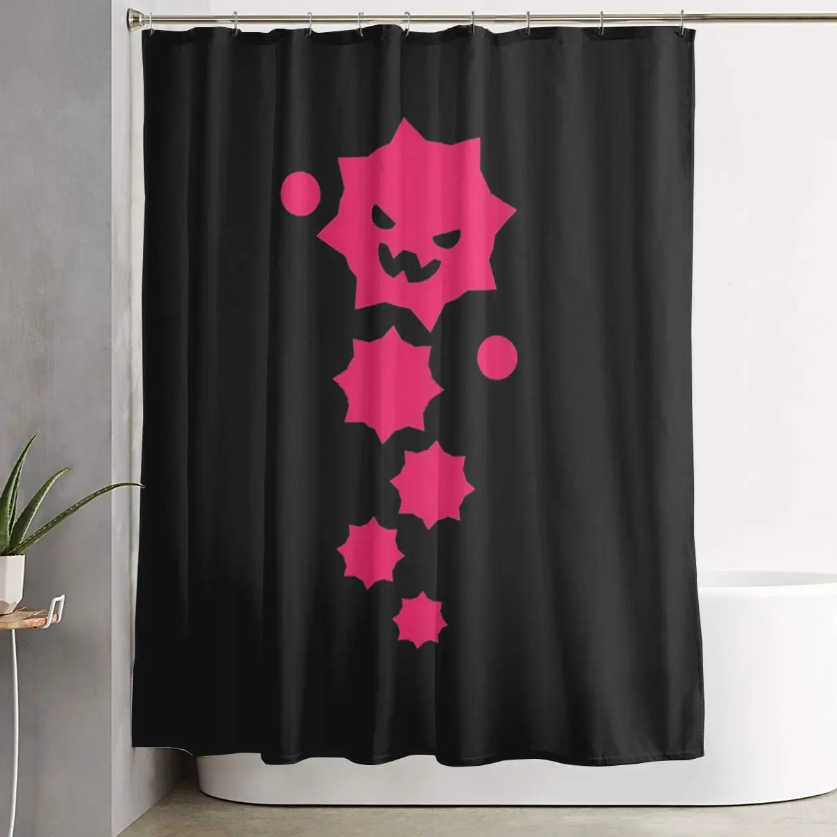 

Just Shapes And Beats Blixer Lycanthropy JSAB Shower Curtain Bathroom Polyester Waterproof Bath Curtains with Hooks