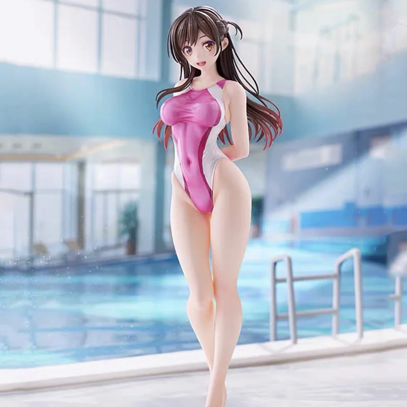 

Renting Girlfriend Model Statue Mizuhara Chizuru Anime Figures Swimsuit Standing Beauty Girl Garage Kit Ornaments Kids Toys Gift
