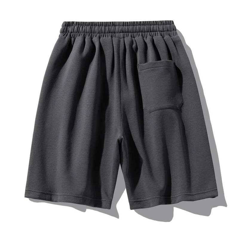 Fashion Spliced Lace Up Solid Color Casual Shorts Men's Clothing 2024 Summer New Loose Elastic All-match High Waist Knee Shorts