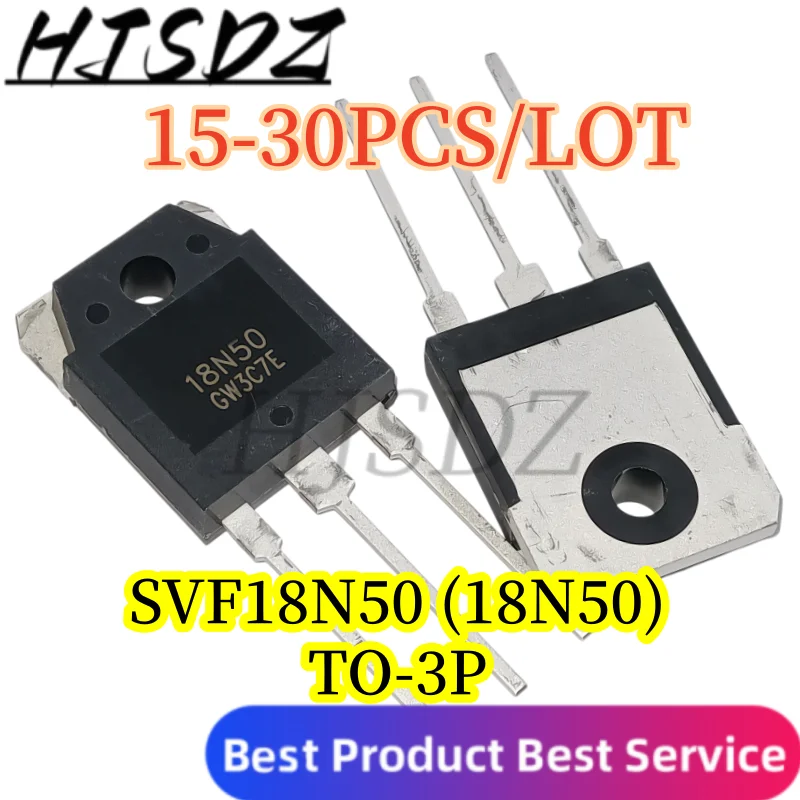 【15-30PCS/LOT】SVF18N50 TO-3P N Channel Power MOSFET 18A 500V Transistor