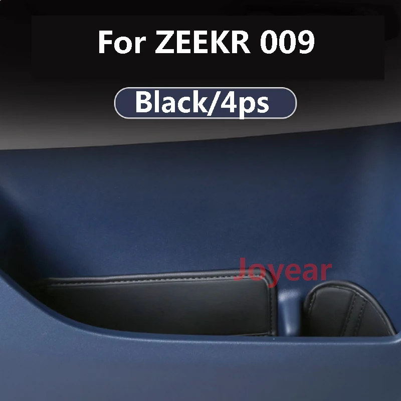 

For ZEEKR 009 2024 2025 Car Door Slot Pad Storage Box PU Environmentally Friendly Decoration Protection Interior Accessories