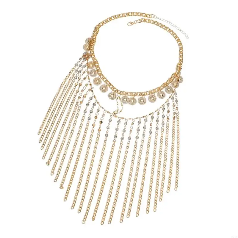 

Гибкий хрустальный украшенные ювелирные ювелирные украшения трансформируемое ожерелье или аксессуар для вечерних собраний H7EF