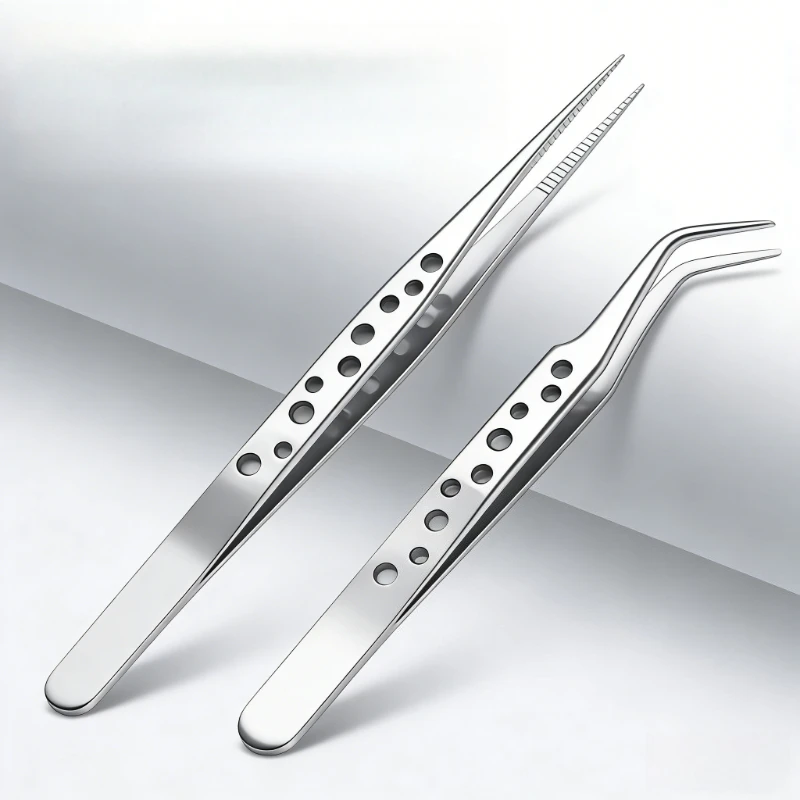 

Professional ESD Safe Magnetic Stainless Steel Tweezers Set for Electronics Soldering Watch Jewelry Repair DIY Hand Tool Kit