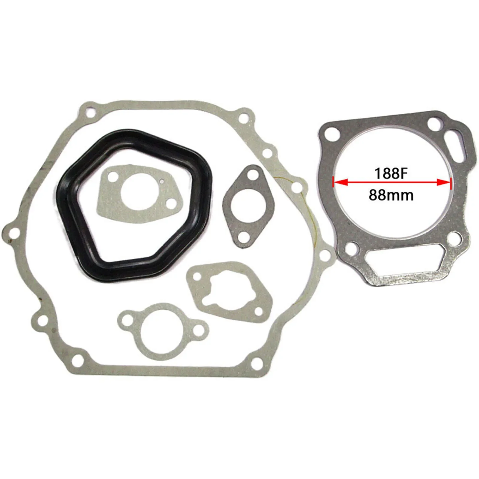 Complete Engine Gasket Set for GX390 GX420 188F 190F 5KW 8KW 4 Petrol Engine Cylinder Head Valve Muffler Seal Repair Kit