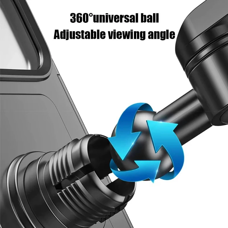 Motorcycle, bicycle navigation phone holder all inclusive riding, touch screen, universal magnet 360 ° rotation phone protective - view 5