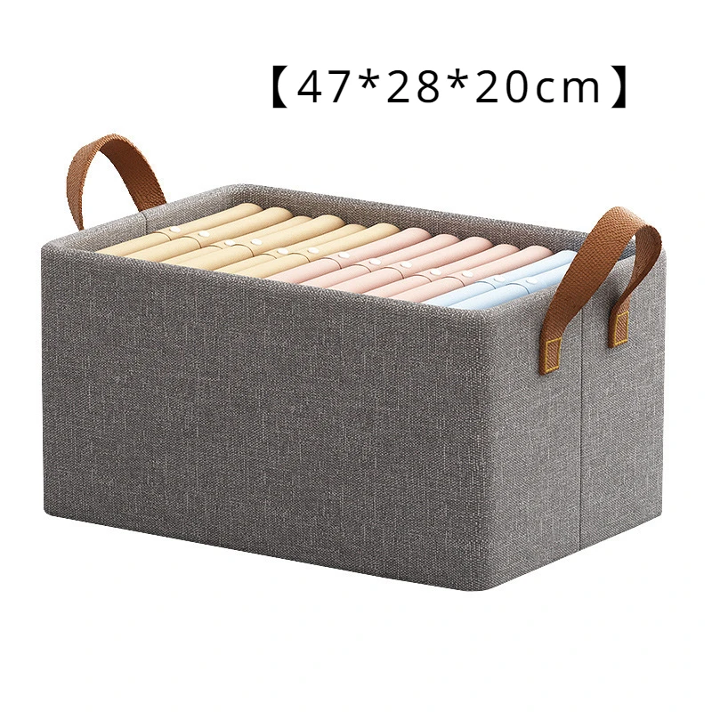 Clothes storage box large drawer sweater pants storage box wardrobe folding steel clothes storage box clothing organizer