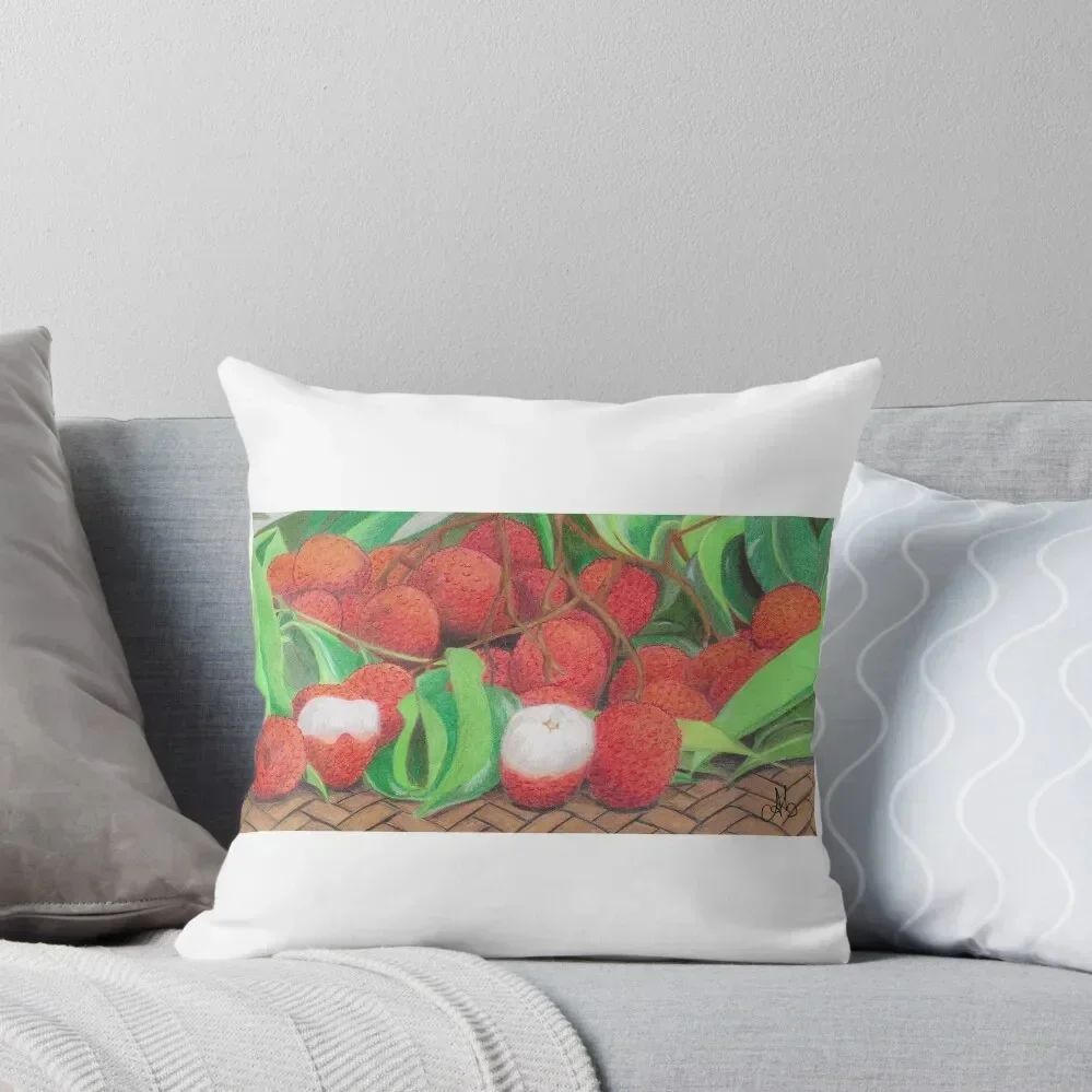 Lychee fruit Throw Pillow Christmas Cushion For Home Anime Covers For Sofas luxury decor pillow