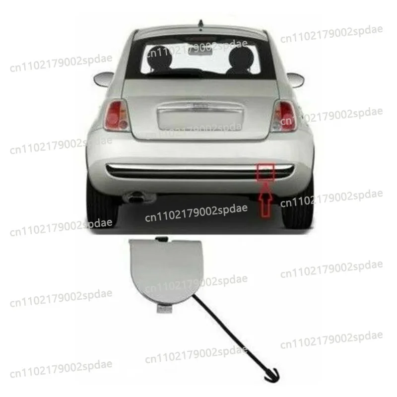 Rear Bumper Tow Eye Hook Cap Cover Exterior Car Replacement Trim Lid
