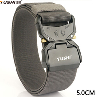 TUSHI Belt Tactical Belt for Men and Women Military Belt Durable Automatic Buckle Perfect Outdoor Adventures Unisex Accessories