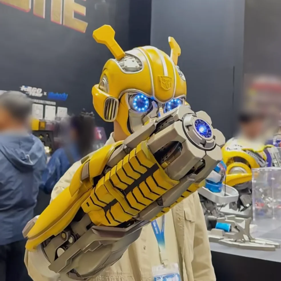 Neue KBGO × Killerbody Transformers Bumblebee Tragbare Handkanone Sprachsteuerung Jungen Cooles Cosplay Halloween Weihnachten Kindergeschenk