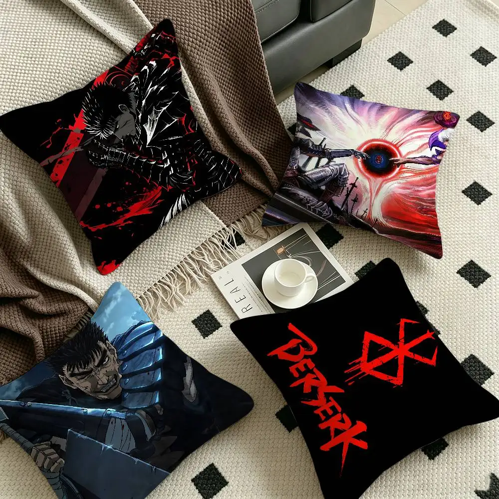 Berserk Guts Hot Anime pillow cover sofa cushion cover home room decoration children gift