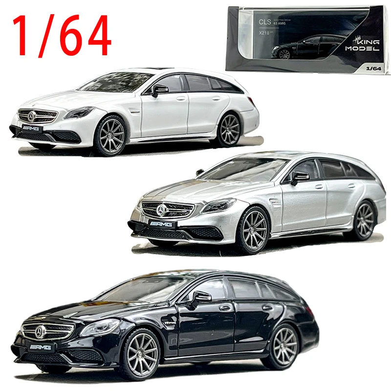 

KING МОДЕЛЬ Литой под давлением масштаб 1/64 Mercedes Benz CLS63 Съемная тормозная станция Модель автомобиля AlloyBenz CLS63 Игрушечная модель автомобиля Статический дисплей