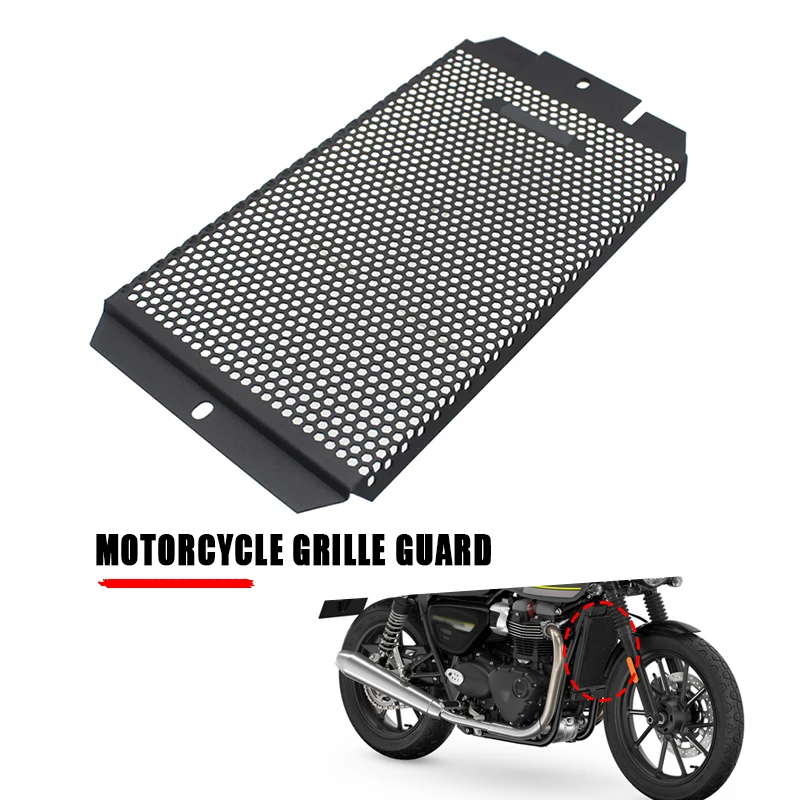 

Motorcycle Radiator Grille Guard Cover Oil Cooler Guard Set Fit For Speed Twin 900 1200 2019-2023 2020 2021 2022 Accessories