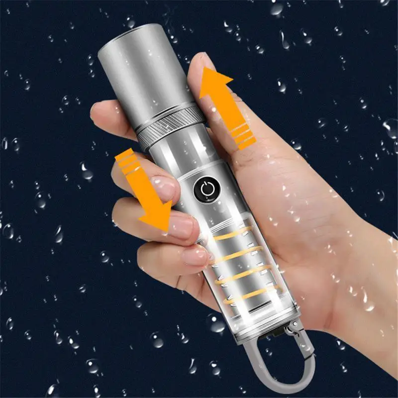 Campfire Chargable High-intensity Lighting Durable Material Compact Design Convenient Type-c Fast Charging Portable Flashlight