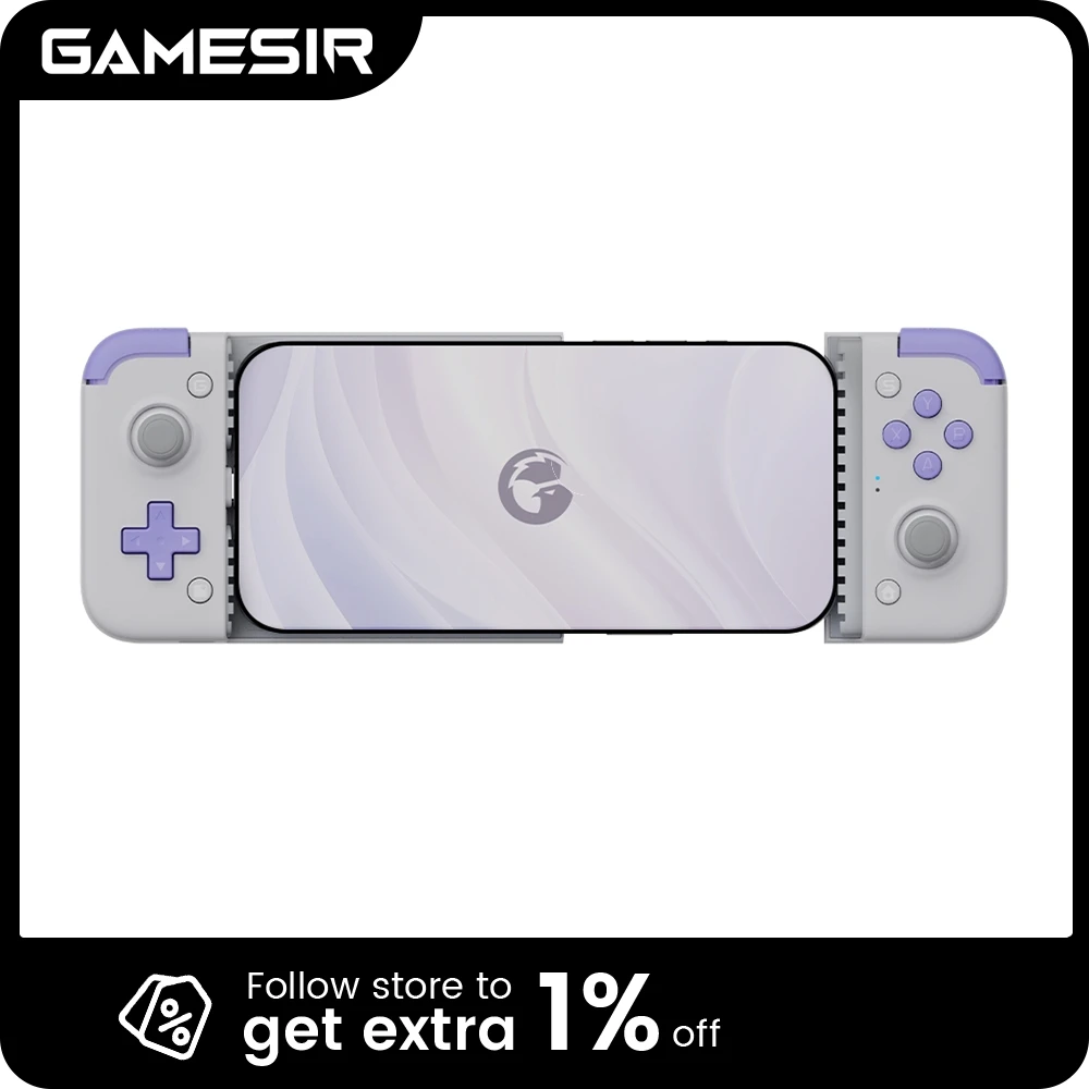 GameSir X2s Handy-Gamepad, Spielcontroller für Cloud-Gaming Xbox Game Pass STADIA XCloud, Hall-Effekt-Joystick und -Trigger