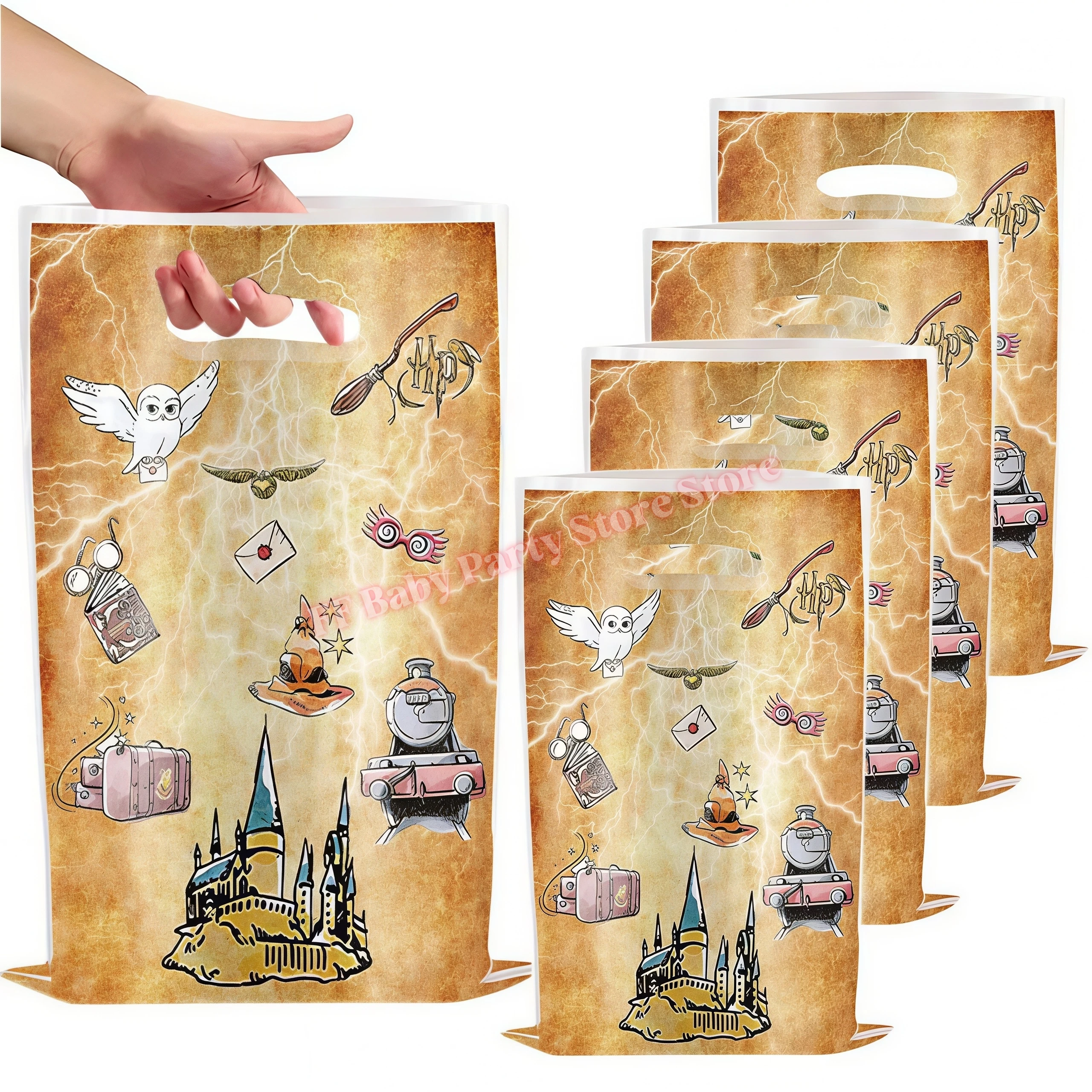 Academy Magics Geburtstagsparty-Dekoration, Harry-Potter-Motiv, Ballon, Teller, Becher, Serviette, Kindergeschenk, Babyparty-Zubehör, Event-Artikel, Souvenir – Detail 28