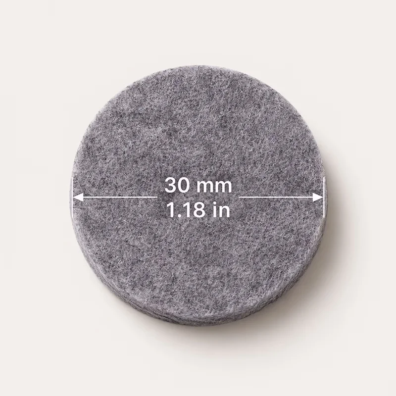 Felt Table And Chair Foot Pads for Anti-Slip, Round Self-Adhesive Felt Pads, Wear-Resistant Foot Pads for Chairs